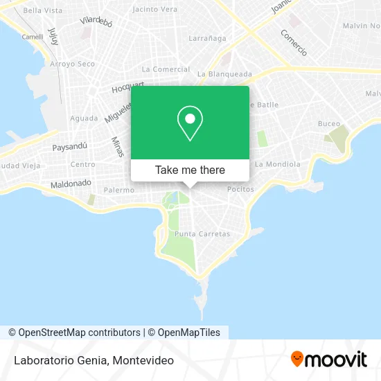 Laboratorio Genia map