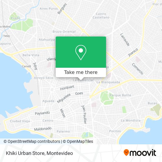 Khiki Urban Store map