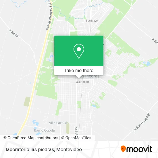 laboratorio las piedras map