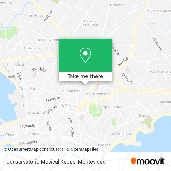 Conservatorio Musical Keops map