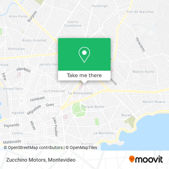 Zucchino Motors map