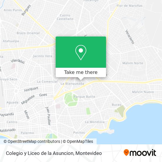 Colegio y Liceo de la Asuncion map