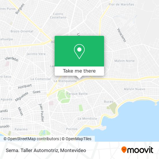 Sema. Taller Automotriz map