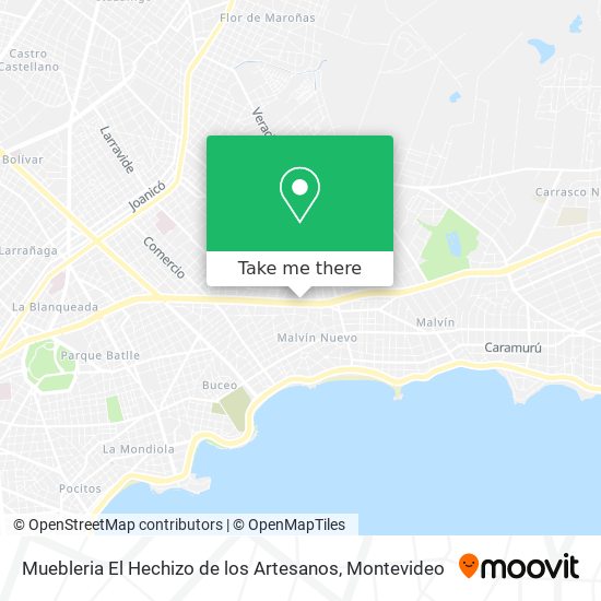 Muebleria El Hechizo de los Artesanos map