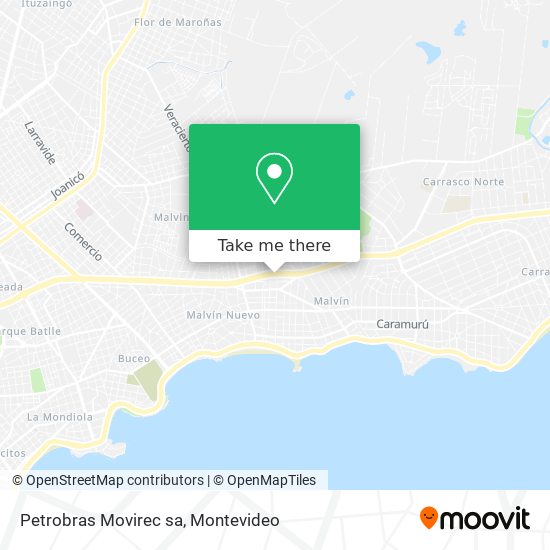 Petrobras Movirec sa map