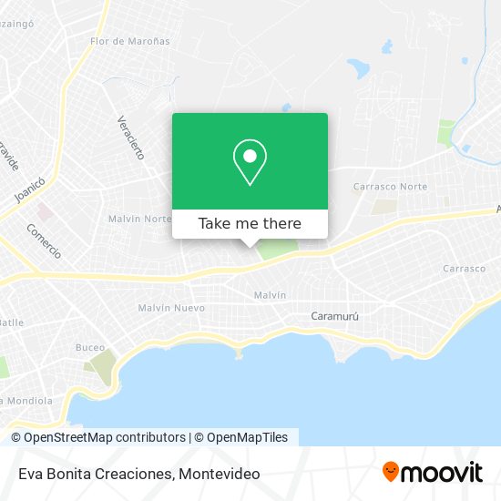 Eva Bonita Creaciones map
