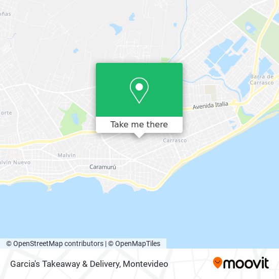 Garcia's Takeaway & Delivery map