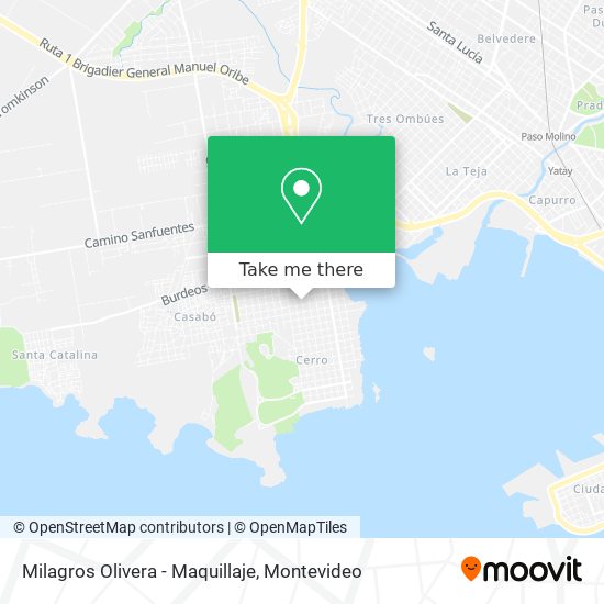 Milagros Olivera - Maquillaje map
