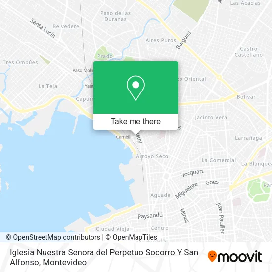 Iglesia Nuestra Senora del Perpetuo Socorro Y San Alfonso map