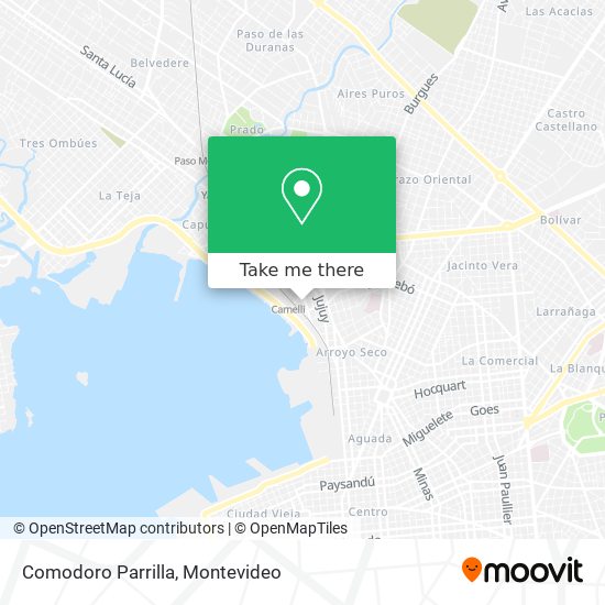 Mapa de Comodoro Parrilla