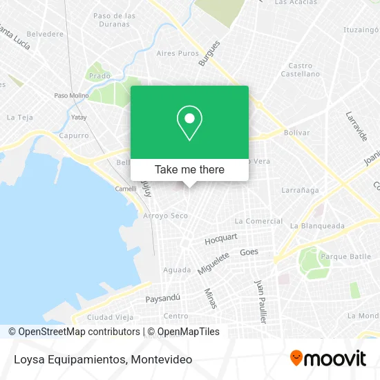 Mapa de Loysa Equipamientos