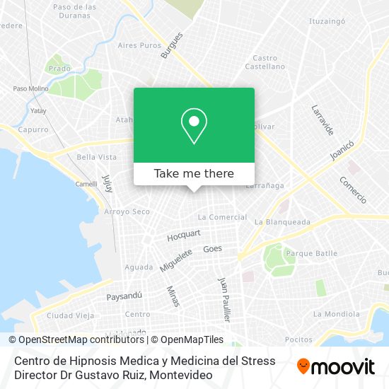 Centro de Hipnosis Medica y Medicina del Stress Director Dr Gustavo Ruiz map