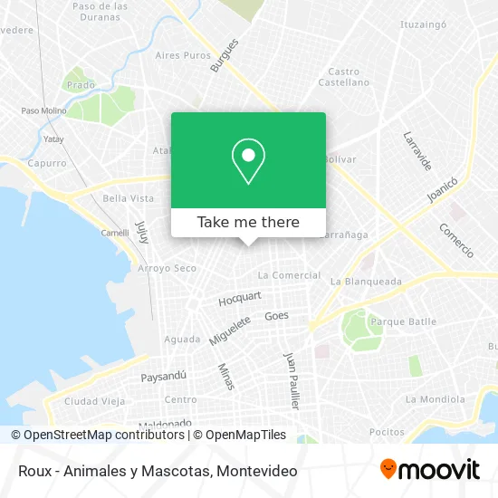 Roux - Animales y Mascotas map