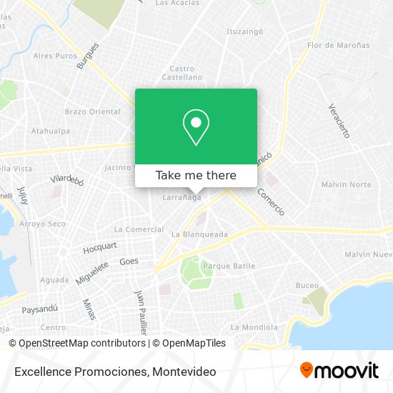 Excellence Promociones map