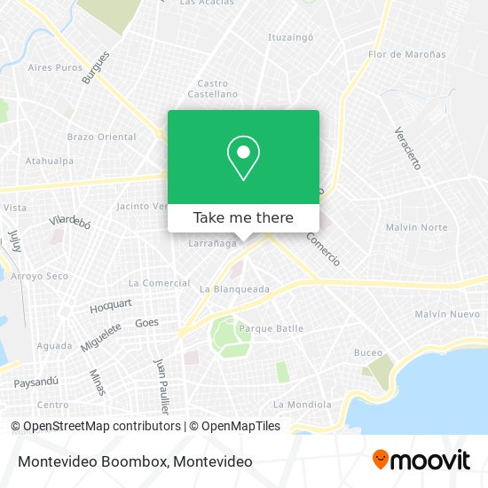 Montevideo Boombox map