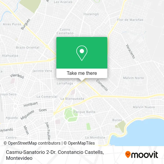 Casmu-Sanatorio 2-Dr. Constancio Castells map