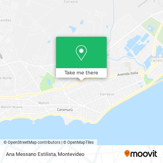 Ana Messano Estilista map