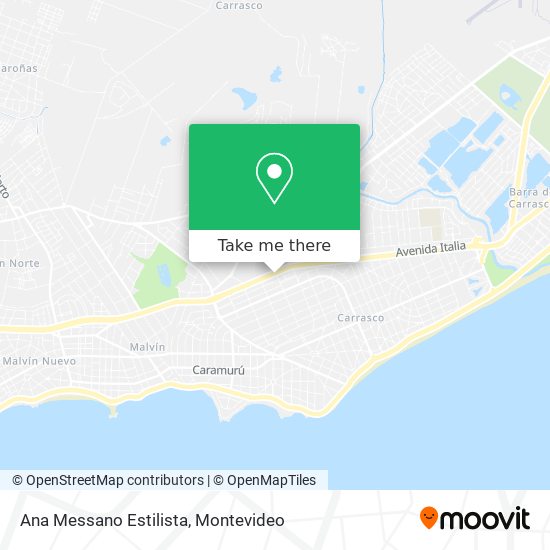 Mapa de Ana Messano Estilista