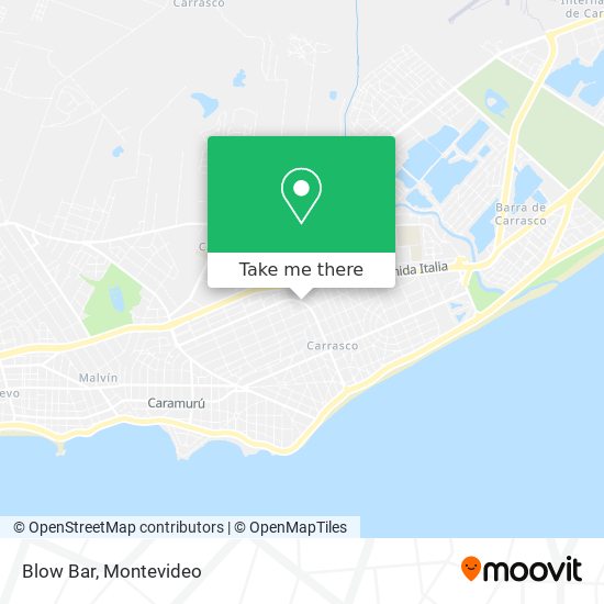 Mapa de Blow Bar