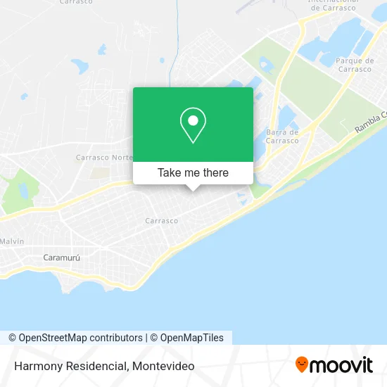Harmony Residencial map