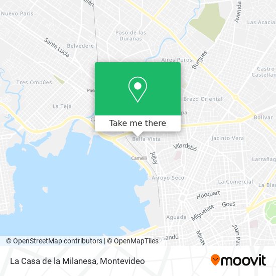 La Casa de la Milanesa map