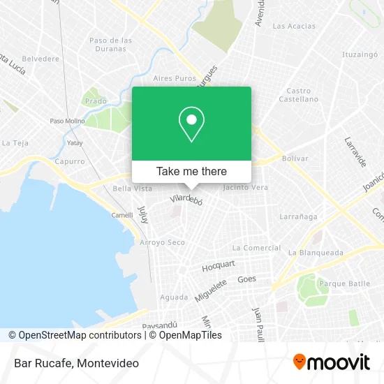 Mapa de Bar Rucafe