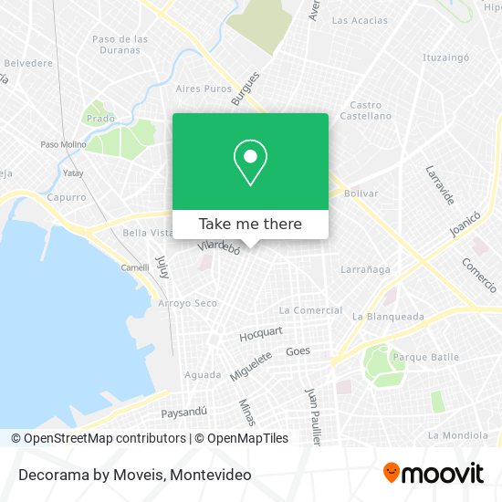 Decorama by Moveis map