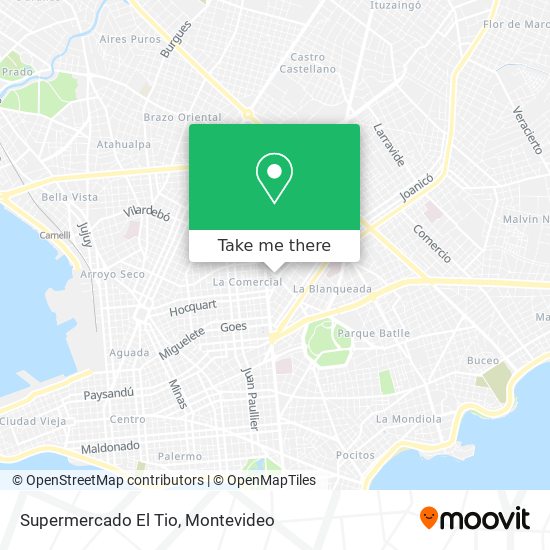 Supermercado El Tio map