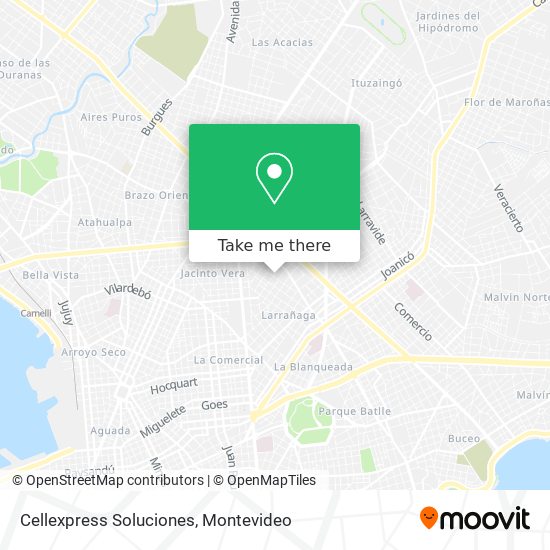 Cellexpress Soluciones map