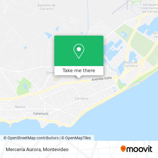 Mercería Aurora map