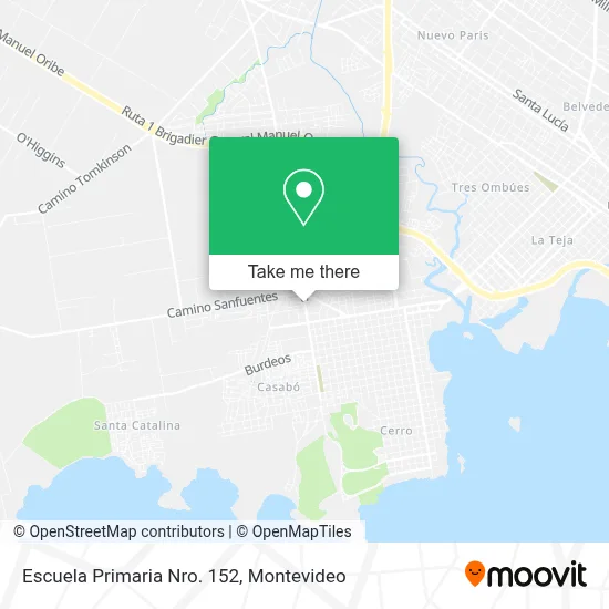 Escuela Primaria Nro. 152 map