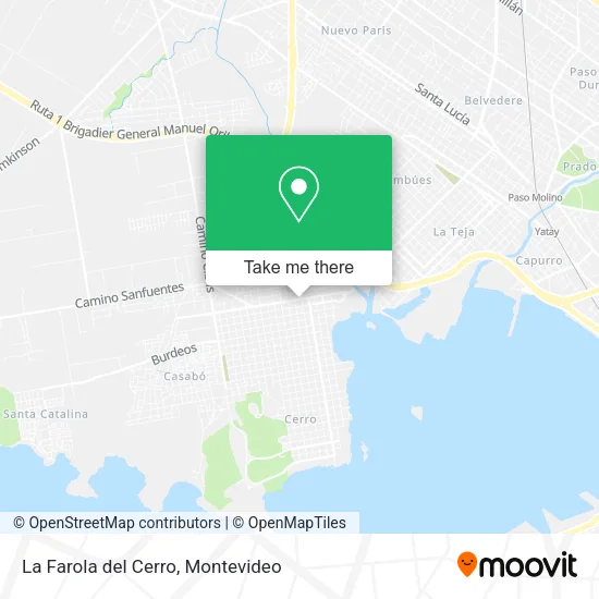 La Farola del Cerro map