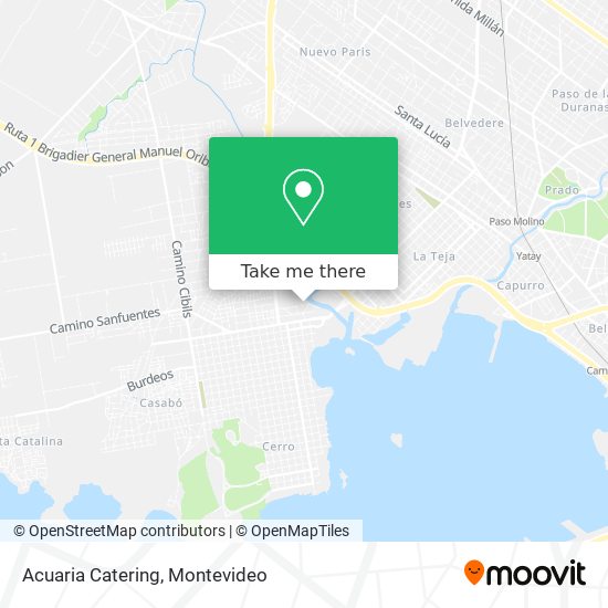 Acuaria Catering map