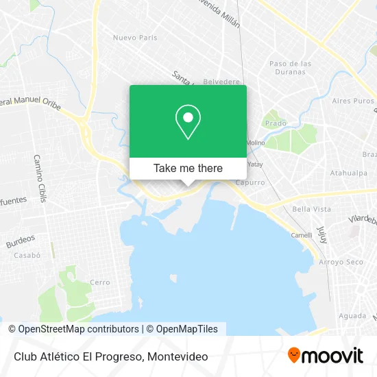 Mapa de Club Atlético El Progreso