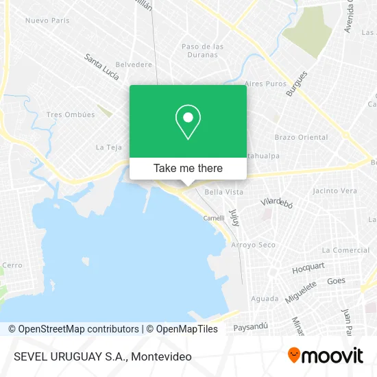 Mapa de SEVEL URUGUAY S.A.