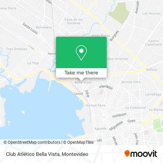 Mapa de Club Atlético Bella Vista