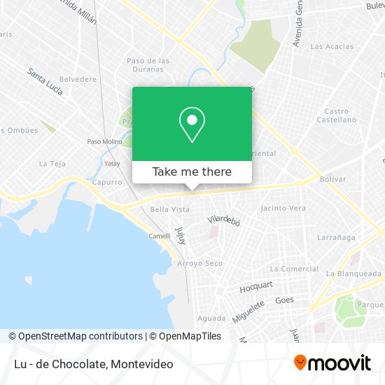 Lu - de Chocolate map