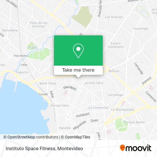 Instituto Space Fitness map