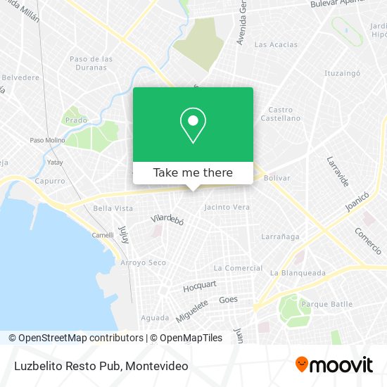 Luzbelito Resto Pub map