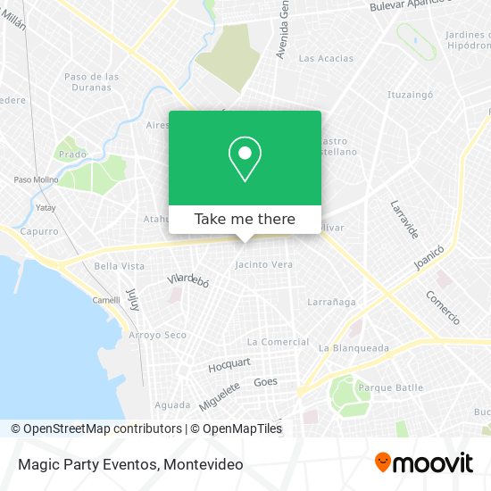 Magic Party Eventos map