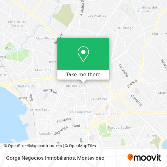 Mapa de Gorga Negocios Inmobiliarios