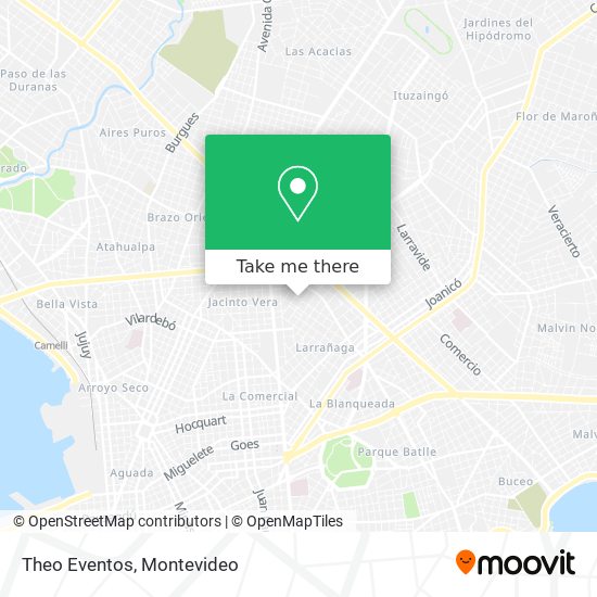 Theo Eventos map