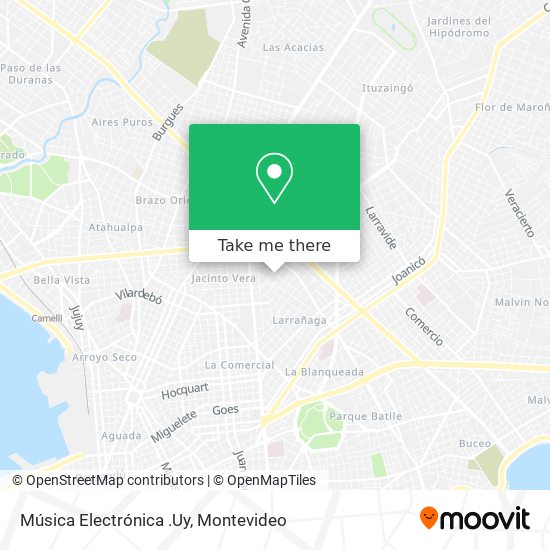 Música Electrónica .Uy map