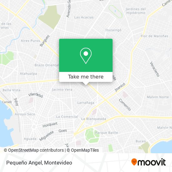 Mapa de Pequeño Angel
