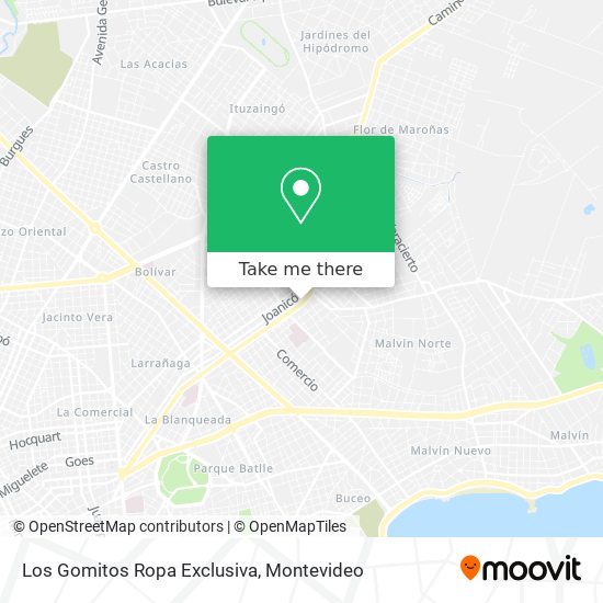 Los Gomitos Ropa Exclusiva map