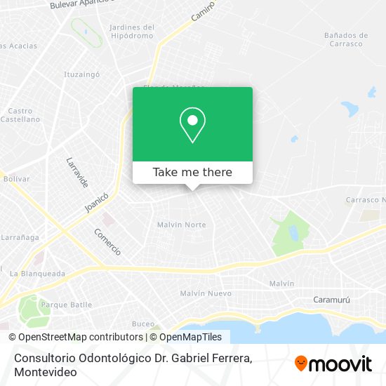 Consultorio Odontológico Dr. Gabriel Ferrera map