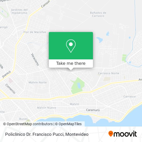 Policlínico Dr. Francisco Pucci map