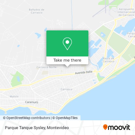 Parque Tanque Sysley map