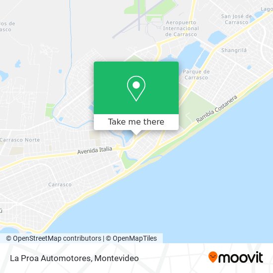 La Proa Automotores map