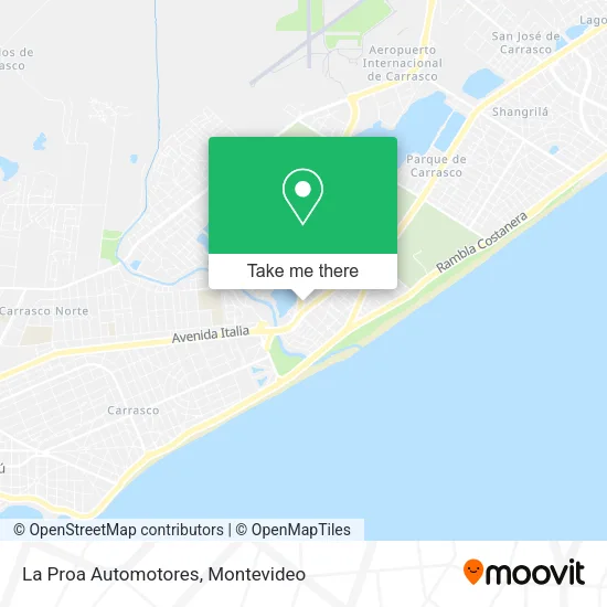 Mapa de La Proa Automotores